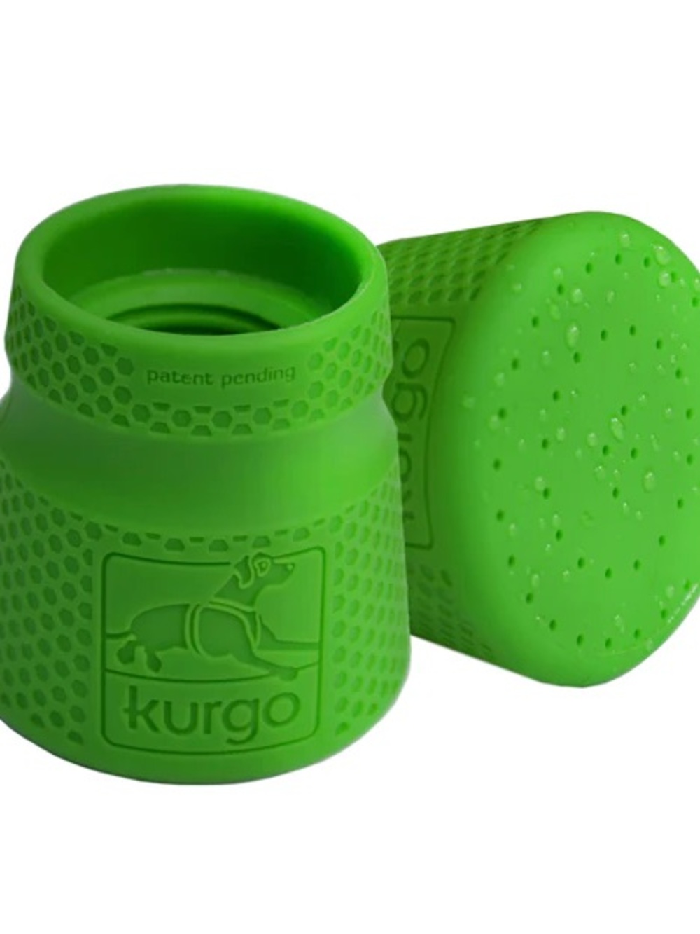 Kurgo Bright Green Silicone Mud Dog Travel Shower